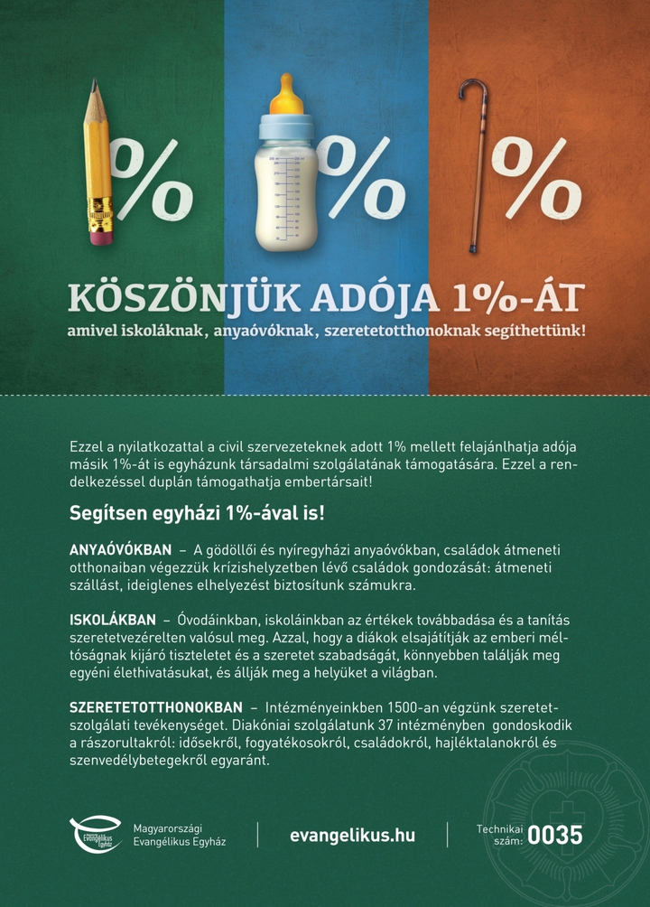 1 % idén is 1 % idén is